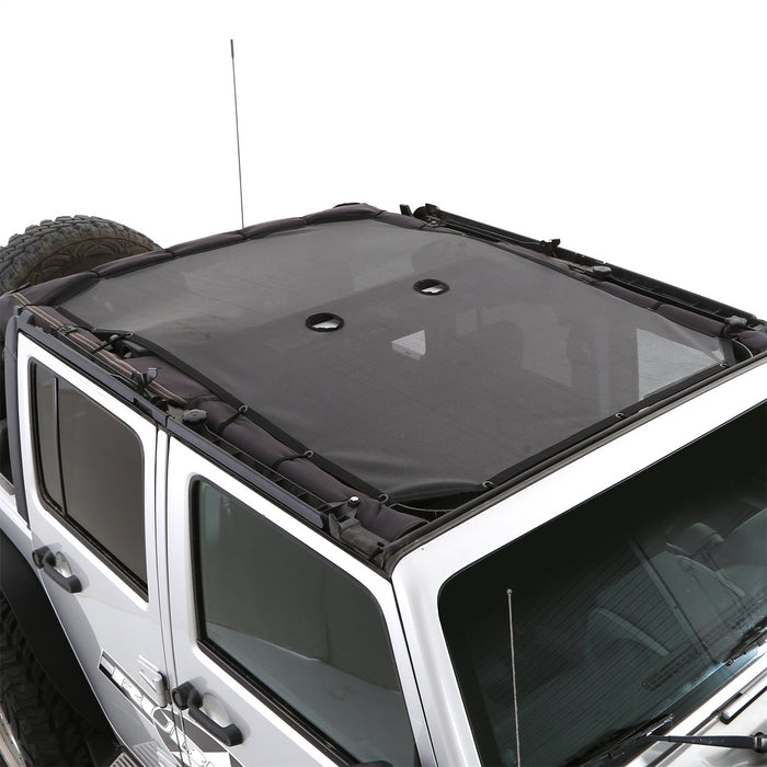 Smittybilt 95500 Cloak Extended Mesh Top 07-18 Wrangler JK 4 DR Black Smittybilt - Truck Part Superstore