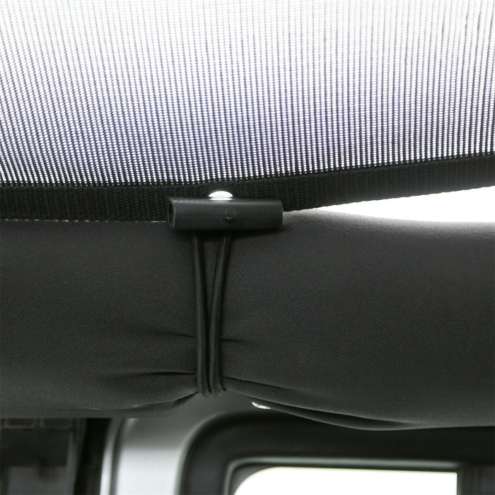 Smittybilt 95500 Cloak Extended Mesh Top 07-18 Wrangler JK 4 DR Black Smittybilt - Truck Part Superstore