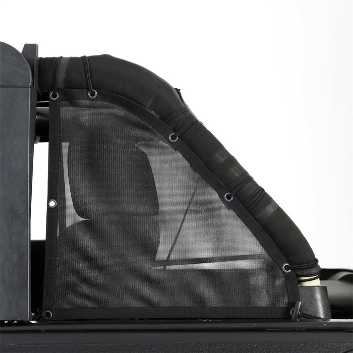 Smittybilt 95501 Cloak Extended Mesh Top 07-18 Wrangler JK 4 DR Sides/Rear Black Mesh Smittybilt - Truck Part Superstore