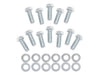Mr Gasket 955G Intake Manifold Bolts; Grade 5; 3/8 in. -16 x 1 in.; 12 pc. w/Flat Washers; - Truck Part Superstore