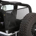 Smittybilt 95601 Cloak Extended Mesh Top 97-06 Wrangler TJ Sides/Rear Black Mesh Smittybilt - Truck Part Superstore