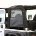 Smittybilt 95601 Cloak Extended Mesh Top 97-06 Wrangler TJ Sides/Rear Black Mesh Smittybilt - Truck Part Superstore