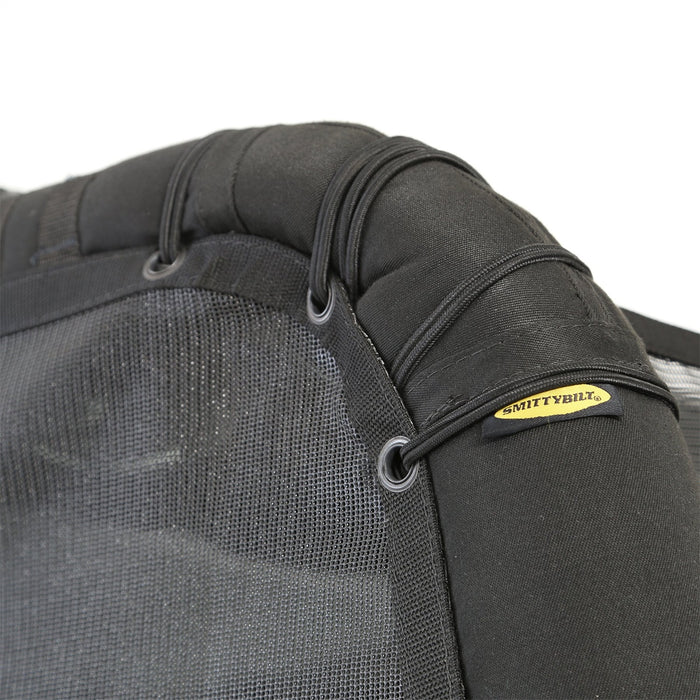 Smittybilt 95601 Cloak Extended Mesh Top 97-06 Wrangler TJ Sides/Rear Black Mesh Smittybilt - Truck Part Superstore