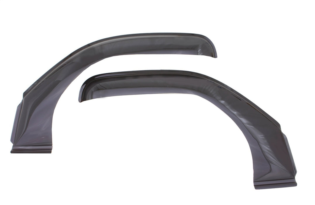 Auto Ventshade (AVS) 95653 Aerovisor® Off Road Front Wind Deflector; 2 pc.; Front; Smoke; Outside Mount; - Truck Part Superstore