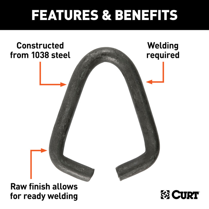 CURT 82940 CURT 82940 9/0 Raw Steel Joining Link - Truck Part Superstore