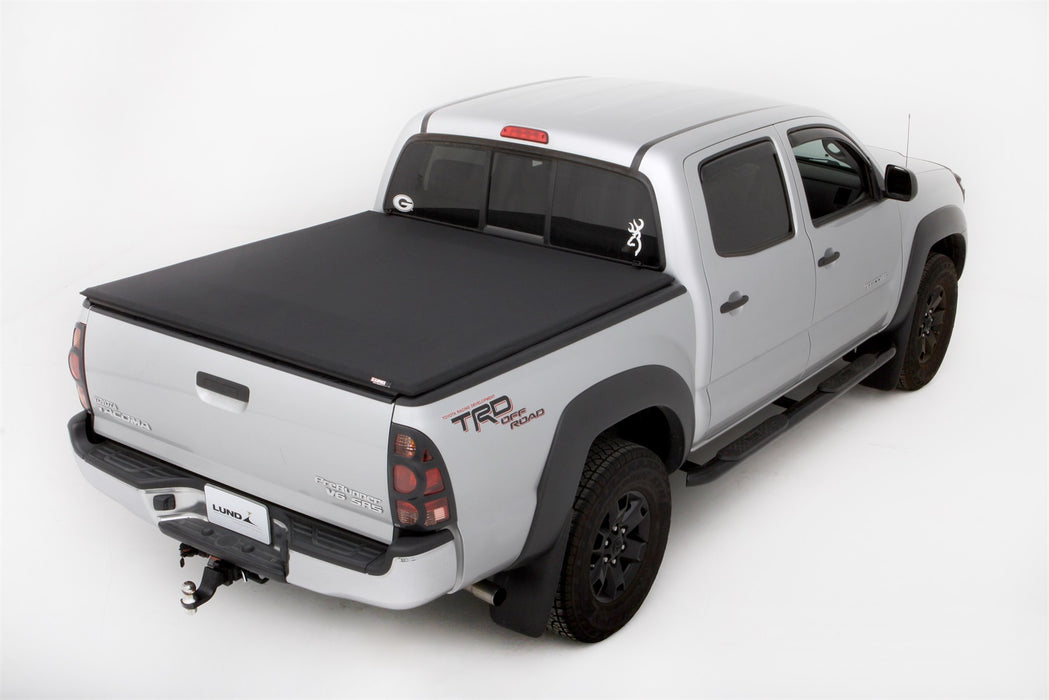 Lund 95886 Genesis™ Elite Tri-Fold Tonneau; Black; - Truck Part Superstore