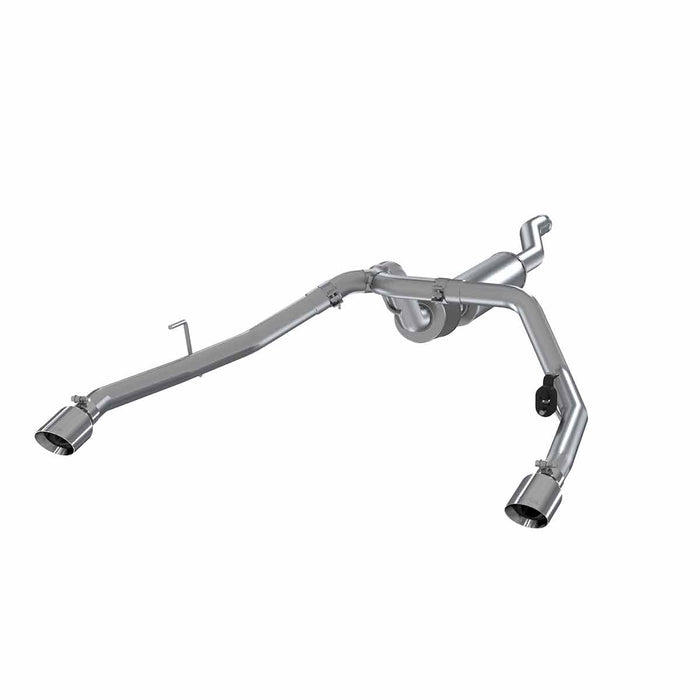 MBRP S5538304 Jeep 2.5 Inch Cat Back Exhaust System Dual Rear Exit Pro Series For 20-22 Jeep Gladiator 3.6L MBRP - Truck Part Superstore