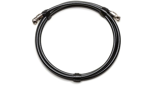 Up Down Air 96-2112 Air Brake Tubing 96 Inch of Hi Temp Air Brake Tubing And 2 Each 90 Degree 3/8 Inch Swivel Push to Connect Fittings UP Down Air - Truck Part Superstore