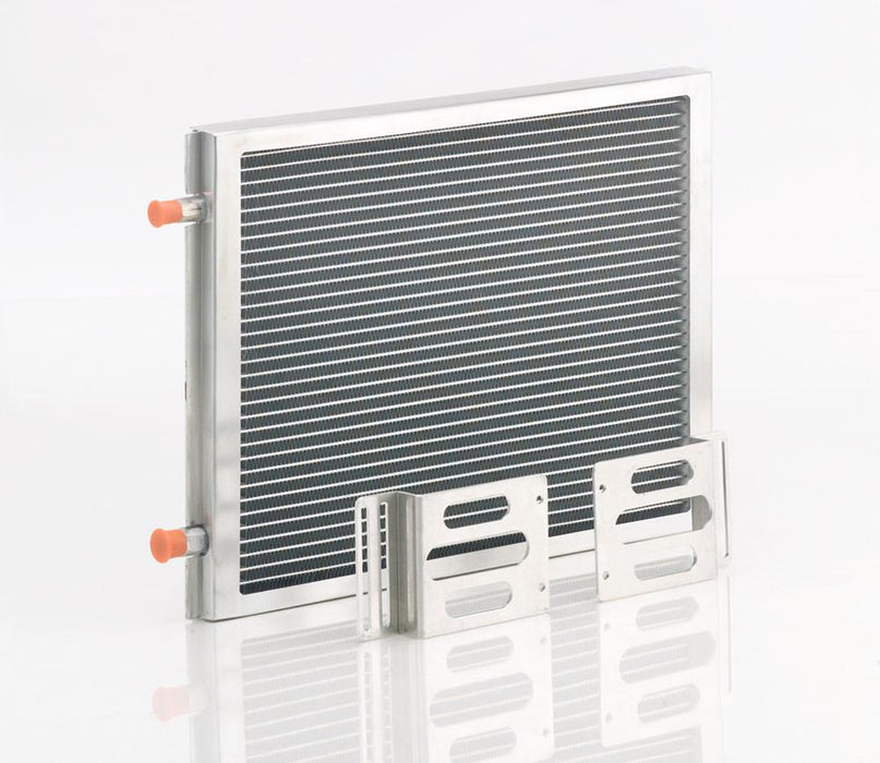 Be Cool 96003 A/C Module w/Small Universal Condenser Natural Finish Be Cool Radiator - Truck Part Superstore