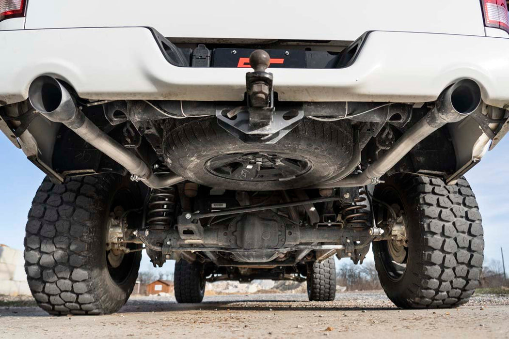 Rough Country 96009 Dual Cat-Back Exhaust System w/Black Tips 09-18 RAM 1500 V8-4.7L, 5.7L Rough Country - Truck Part Superstore