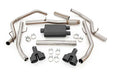 Rough Country 96011 Dual Cat-Back Exhaust System w/Black Tips 19-20 Silverado 1500 5.3 Liter Rough Country - Truck Part Superstore