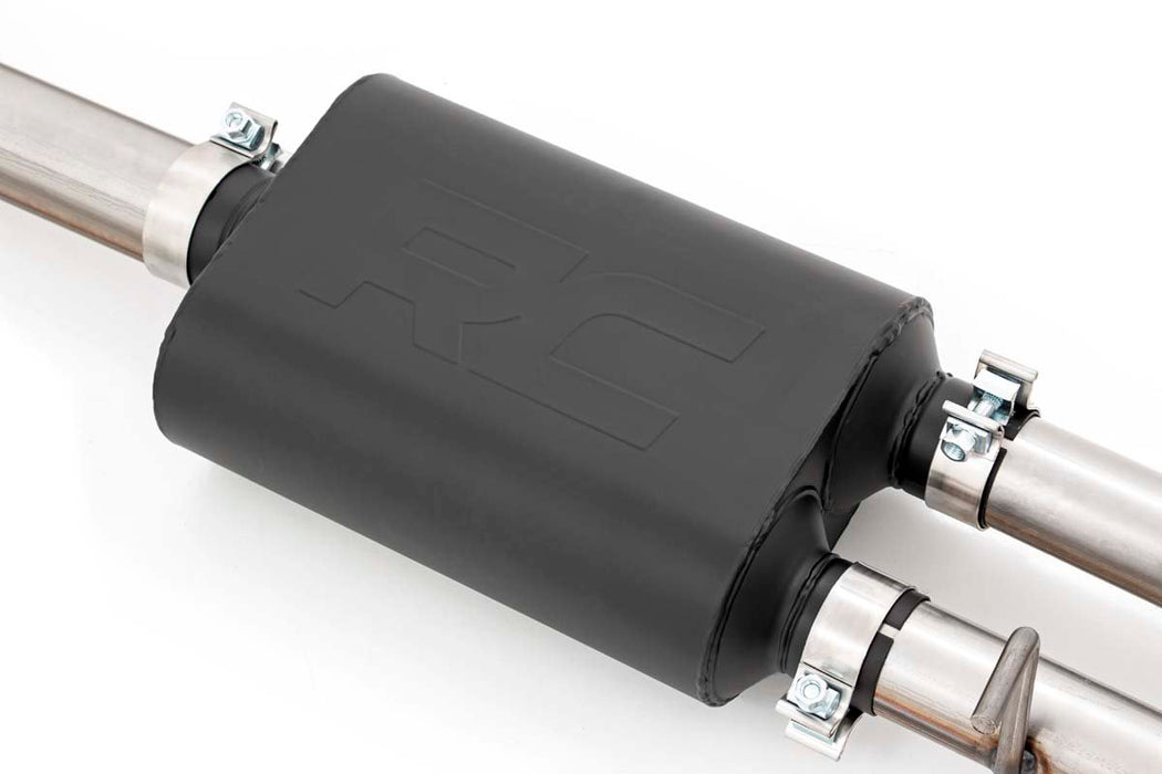 Rough Country 96011 Dual Cat-Back Exhaust System w/Black Tips 19-20 Silverado 1500 5.3 Liter Rough Country - Truck Part Superstore
