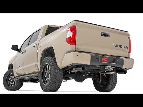 Rough Country 96012 Dual Cat-Back Exhaust System w/Black Tips 09-20 Toyota Tundra V8-4.6L, 5.7L Rough Country - Truck Part Superstore