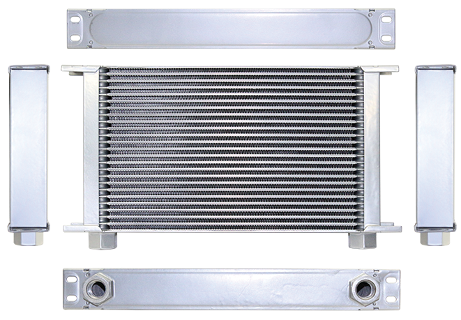 Northern Radiator Z18060 Heavy Duty Transmission Oil Cooler Kit - 12 1/2 x 7 3/4 x 2 Core - Truck Part Superstore