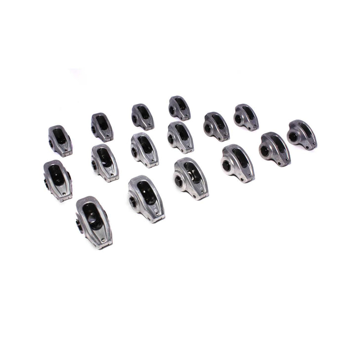 COMP Cams 17005-16 High Energy Aluminum 1.6 Ratio Roller Rocker Set for SBC 265-400 w/ 7/16" Stud - Truck Part Superstore