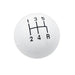 Mr Gasket 9619 Shift Knob; Universal; 5 Speed; White; 3/8 in. - 16 UNC Thread; - Truck Part Superstore