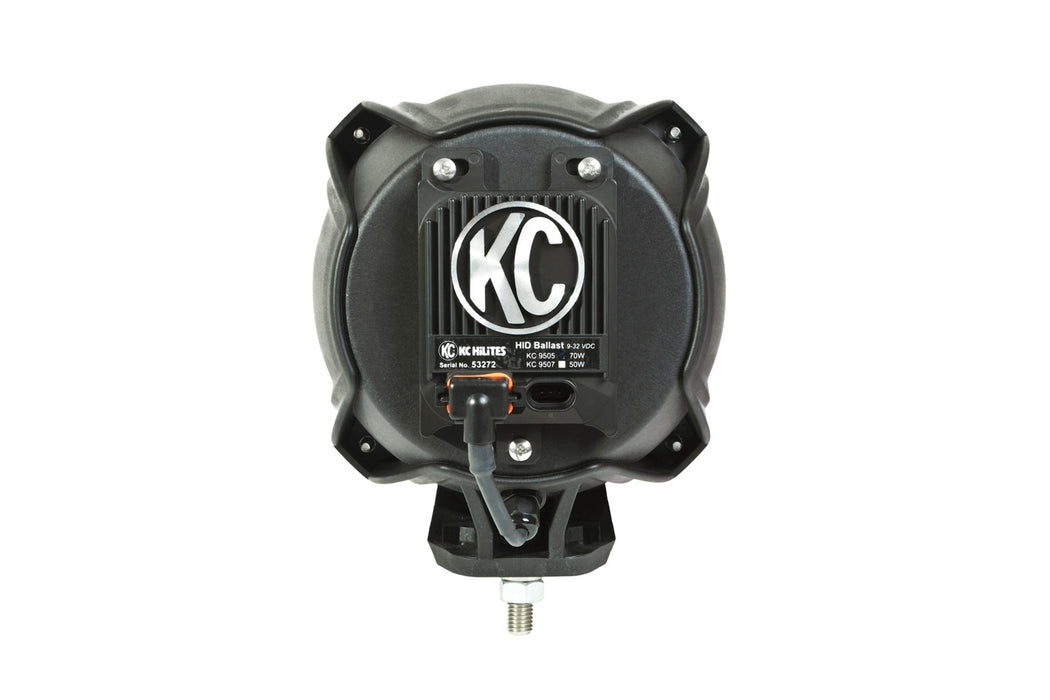 KC HiLiTES 96427 KC CARBON POD HID 7in Spread 1-Light Universal - Truck Part Superstore