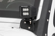 Rough Country 70133BL 2 Inch Square Cree LED Lights Pair Black Series, Flood Beam Rough Country - Truck Part Superstore