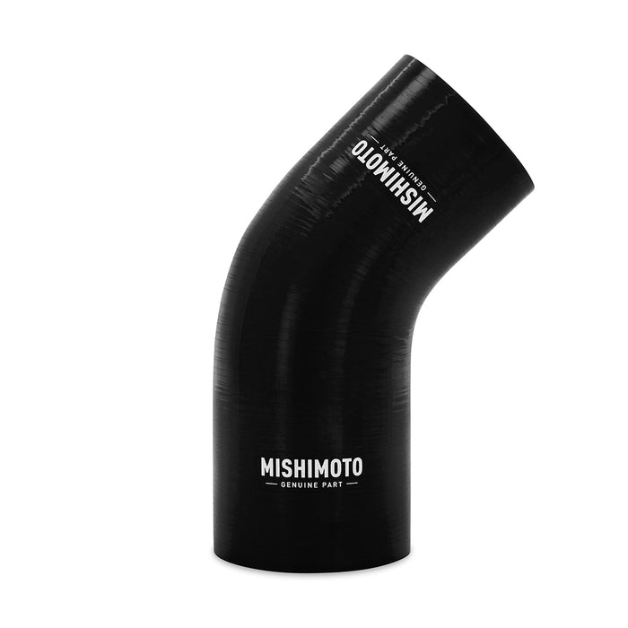 Mishimoto MMCP-R45-25275BK Mishimoto 45-Degree Silicone Transition Coupler, 2.50-in to 2.75-in, Black - Truck Part Superstore