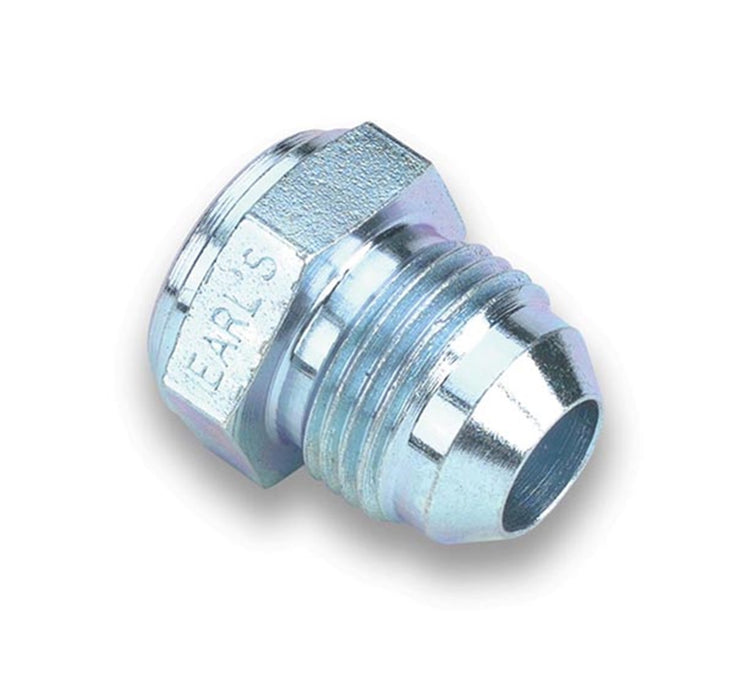 Earl's Performance 967116ERL Steel AN Weld Fitting; Size L -16AN Male; Nickel Plated; Bagged Packaging; - Truck Part Superstore