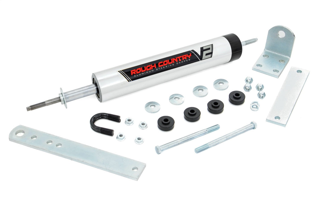 Rough Country 8734870 V2 Steering Stabilizer 97-03 Ford F-150 2WD Rough Country - Truck Part Superstore