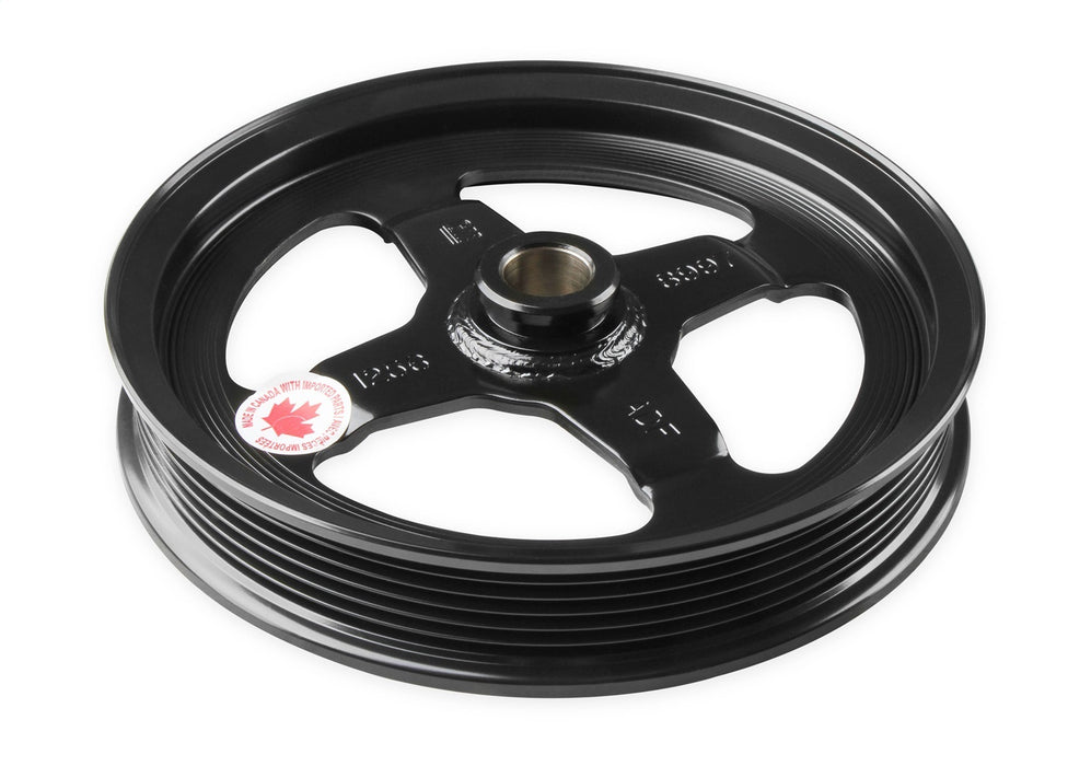 Holley 97-152 Power Steering Pump Pulley; For Use w/LS; Corvette Style; - Truck Part Superstore