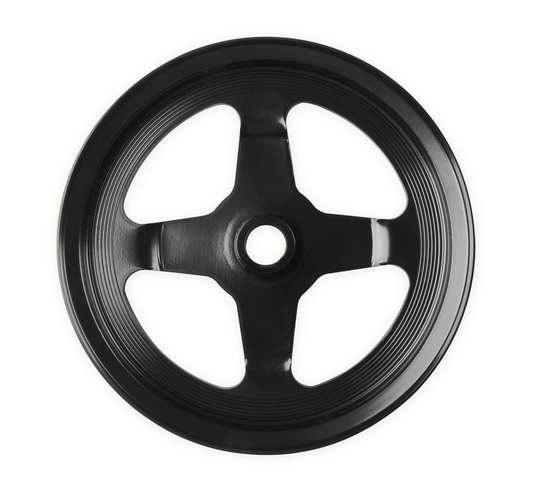 Holley 97-152 Power Steering Pump Pulley; For Use w/LS; Corvette Style; - Truck Part Superstore