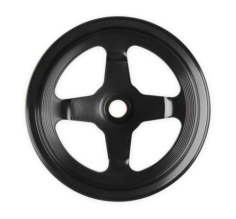 Holley 97-152 Power Steering Pump Pulley; For Use w/LS; Corvette Style; - Truck Part Superstore