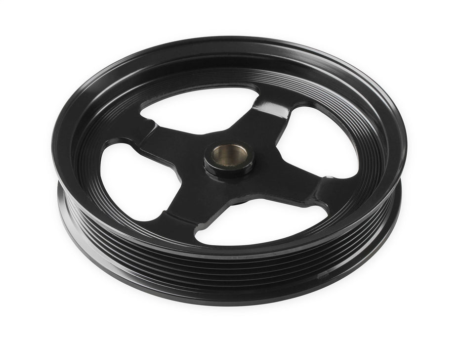 Holley 97-152 Power Steering Pump Pulley; For Use w/LS; Corvette Style; - Truck Part Superstore