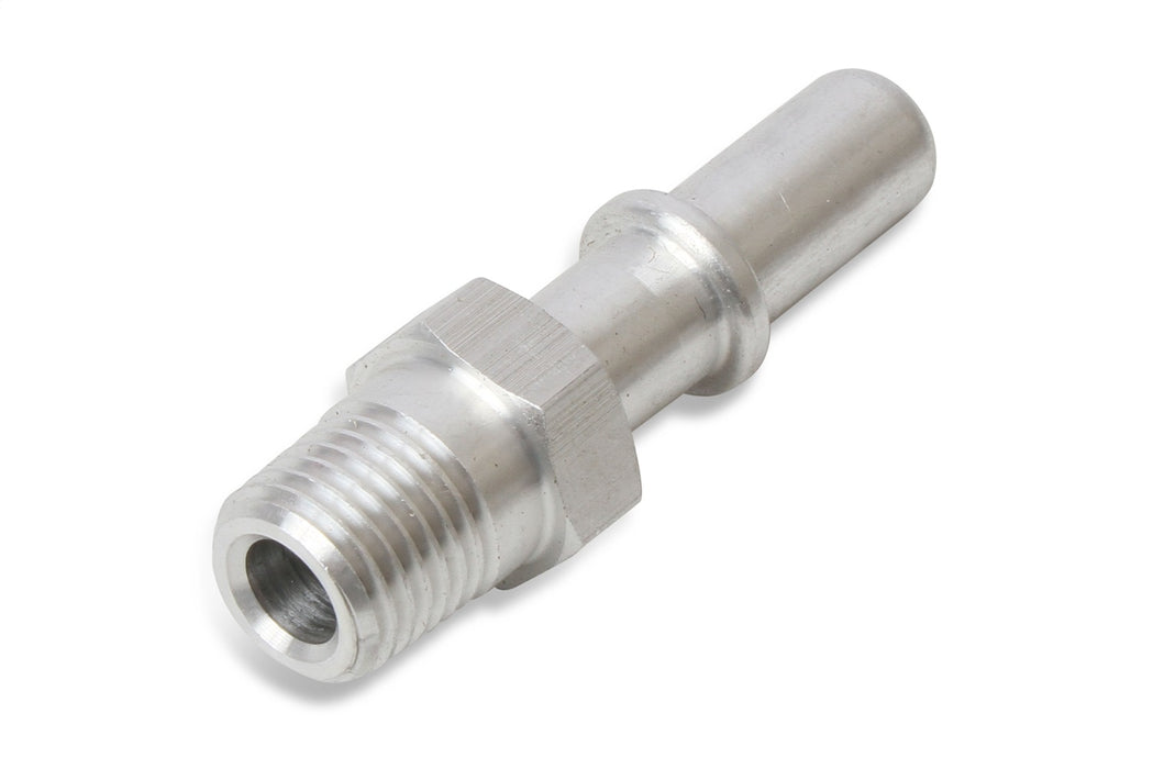Holley 97-207 Vent Quick Connect; Male; Straight; Chrome; - Truck Part Superstore