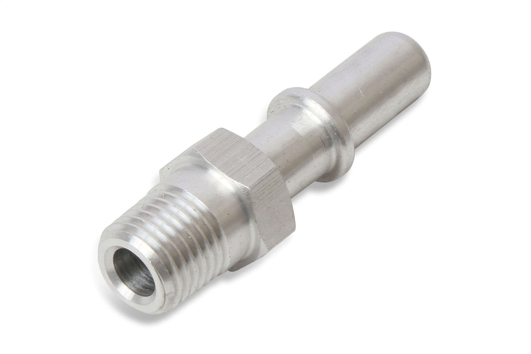 Holley 97-207 Vent Quick Connect; Male; Straight; Chrome; - Truck Part Superstore
