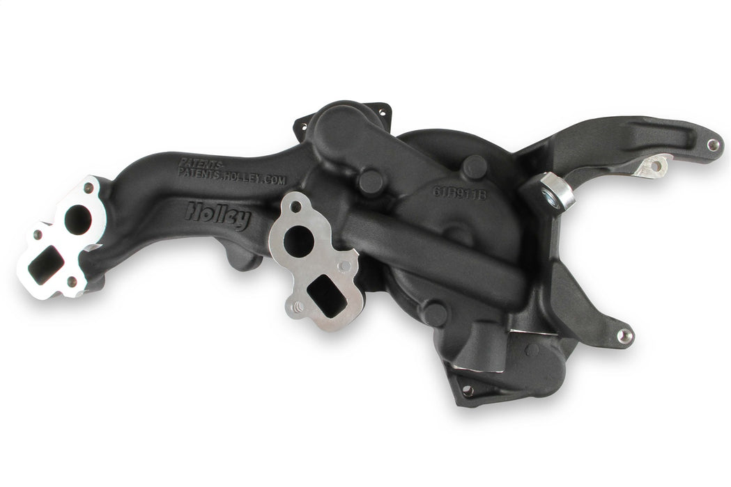 Holley 97-251BK Manifold Bracket Kit; For Use w/LT4 GM Dry System; Black; - Truck Part Superstore