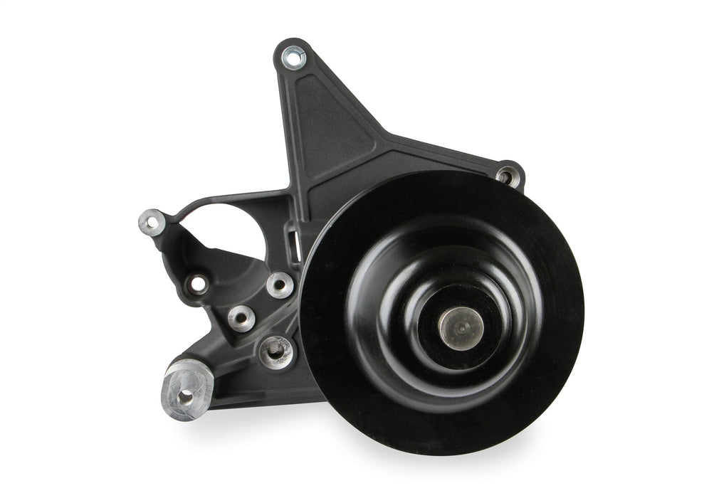 Holley 97-252BK Power Steering Bracket; Fits w/LT4 Systems; Black Finish; - Truck Part Superstore