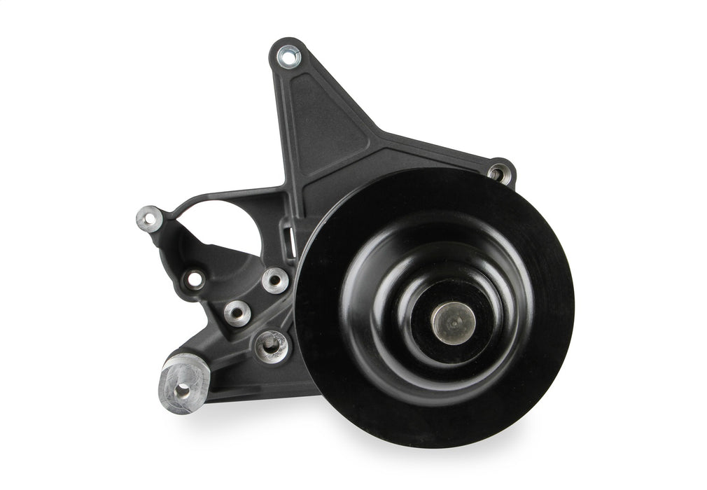 Holley 97-253BK Power Steering Bracket; Fits w/LT4 Dry Systems; Black Finish; - Truck Part Superstore