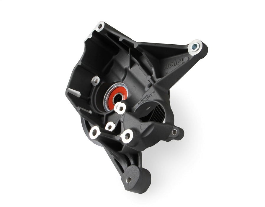 Holley 97-252BK Power Steering Bracket; Fits w/LT4 Systems; Black Finish; - Truck Part Superstore