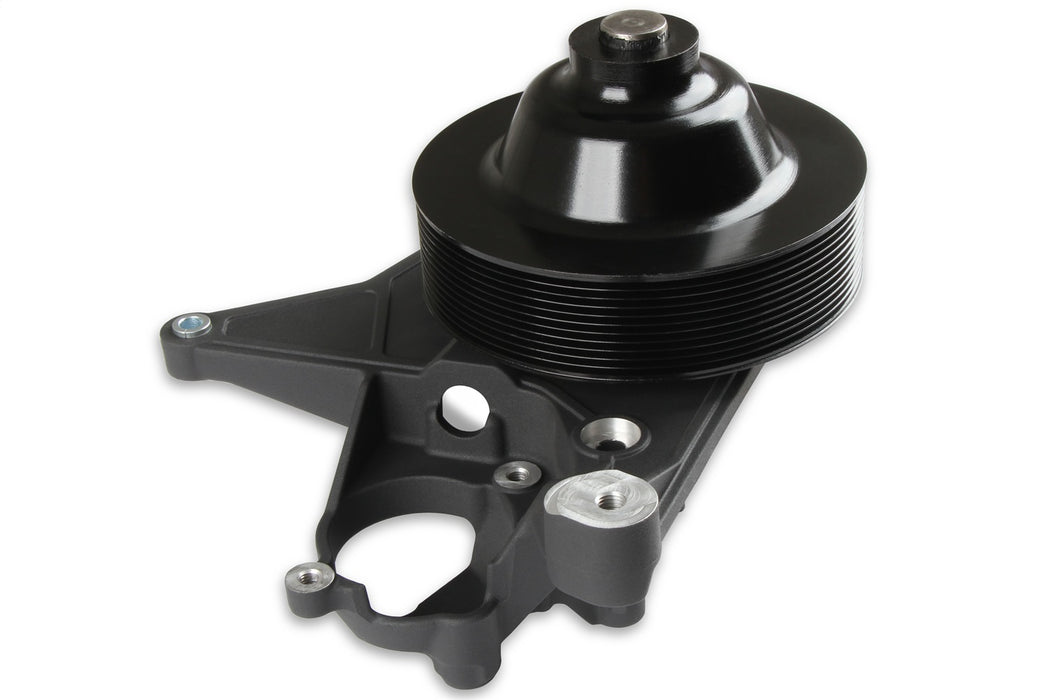 Holley 97-267BK Power Steering Bracket; Fits w/LT5 Dry Systems; Black Finish; - Truck Part Superstore