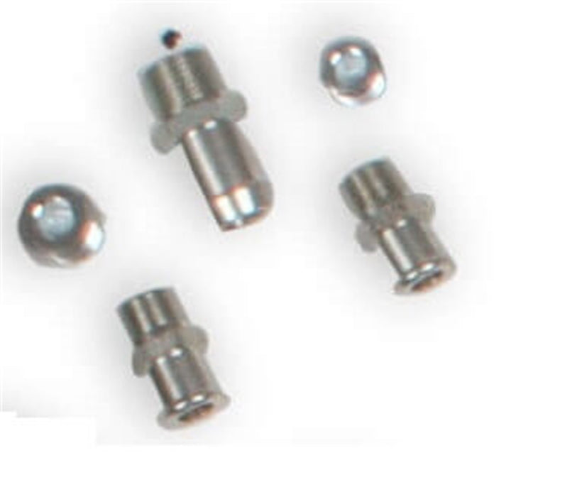 Holley 97-301 Plugs/Fittings Kit; For SB Chevy Cooling Manifold; Chrome Finish; - Truck Part Superstore