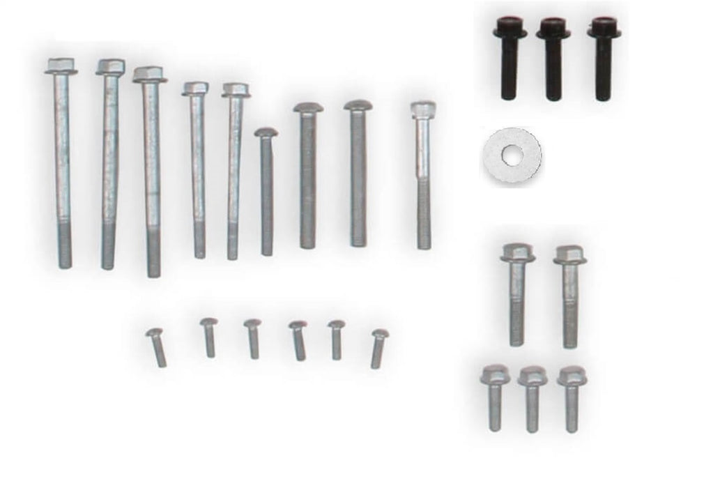 Holley 97-302 Replacement Hardware Kit; For SB Chevy Cooling Manifold; Nickel Finish; Steel; - Truck Part Superstore