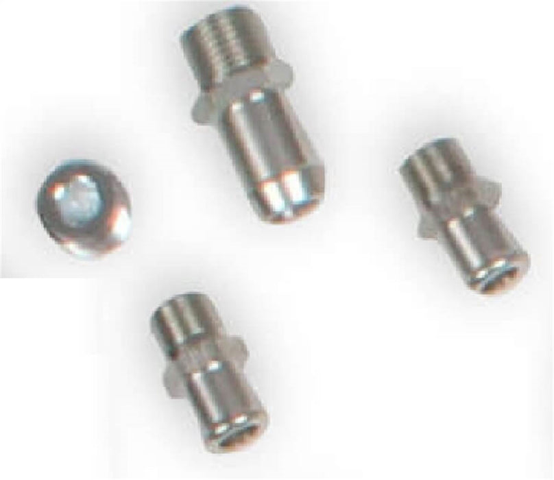 Holley 97-319 Plugs/Fittings Kit; For BB Chevy Cooling Manifold; Chrome Finish; - Truck Part Superstore