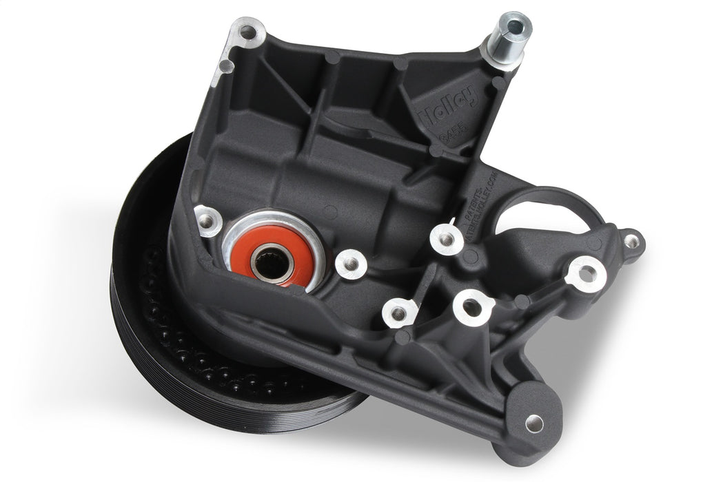 Holley 97-334BK Power Steering Bracket; Fits w/LT5 Wet Systems; Black Finish; - Truck Part Superstore