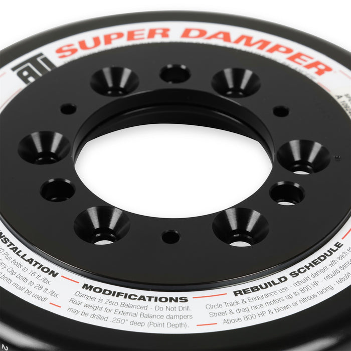 Holley 97-361 SFI Certified Damper; Black; Fits Gen III Hemi W/SFI Certified Damper; VVT; - Truck Part Superstore
