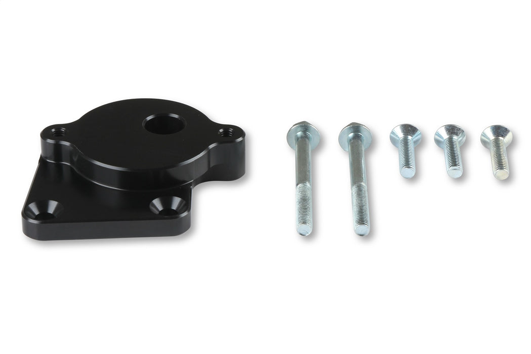 Holley 97-380 Power Steering Bracket; Fits w/Gen III Hemi Engines Swap; Black Anodized; - Truck Part Superstore