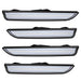 Oracle Lighting 9700-NQ-C Concept Sidemarker Set, Clear, Yellow Blaze Tricoat (NQ) - Truck Part Superstore