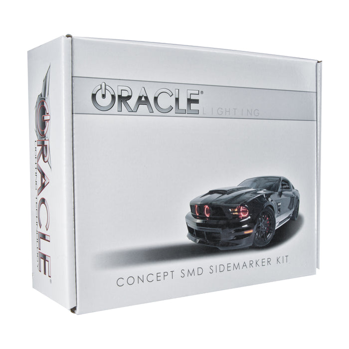 Oracle Lighting 9700-NQ-C Concept Sidemarker Set, Clear, Yellow Blaze Tricoat (NQ) - Truck Part Superstore