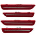 Oracle Lighting 9700-RR-C Concept Sidemarker Set, Clear, Ruby Red Metallic (RR) - Truck Part Superstore