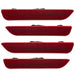Oracle Lighting 9700-RR-G Concept Sidemarker Set, Ghosted, Ruby Red Metallic (RR) - Truck Part Superstore