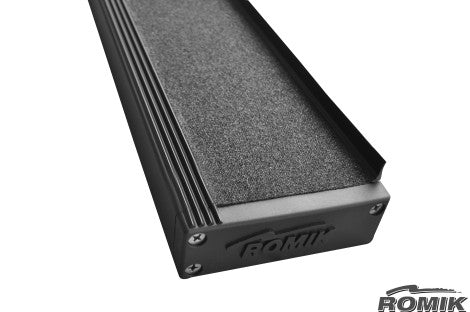 Romik 97001419 Mercedes Benz Sprinter Running Boards Black 2007-Pre ROB Series Romik - Truck Part Superstore