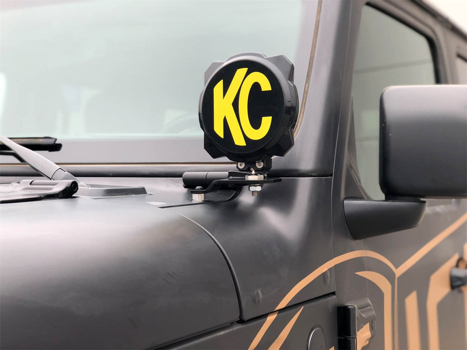 KC Hilites 97111 KIT; Jeep JL A-Pillar+Pro6 Spot Sys - Truck Part Superstore
