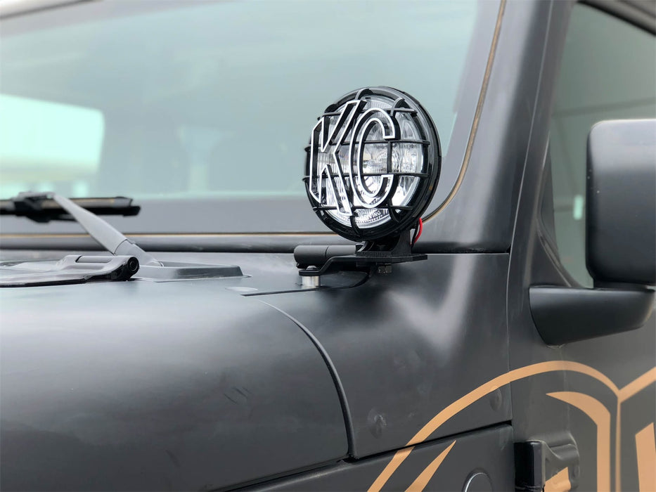 KC Hilites 97114 KIT; Jeep JL A-Pillar+Apollo Pro Spread Sys - Truck Part Superstore