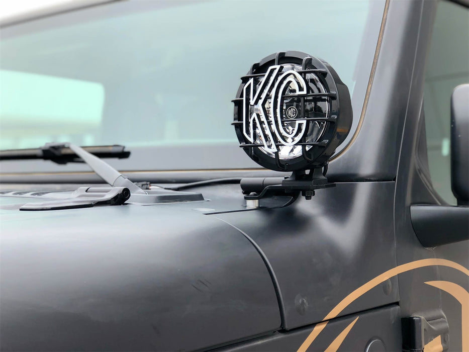 KC Hilites 97117 KIT; Jeep JL A-Pillar+Pro Sport LED Wide Sys - Truck Part Superstore
